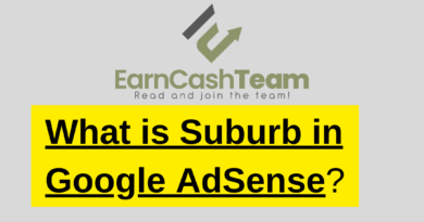 What is Suburb in Google AdSense?