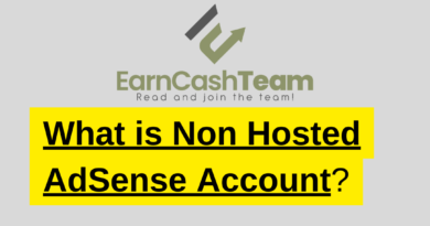 non hosted adsense account
