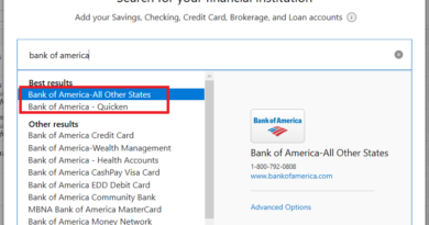 Error While Processing Account Overview Request- Bank of America