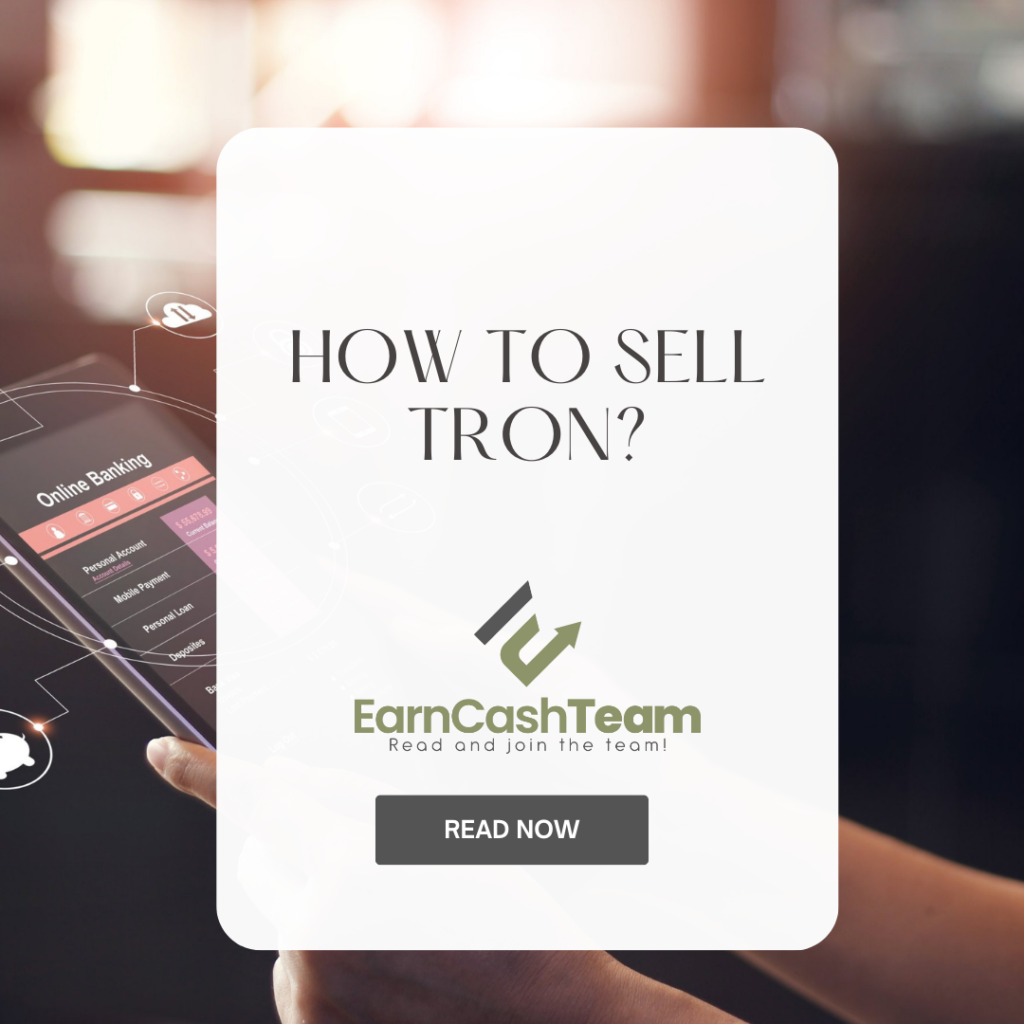 How to Sell Tron