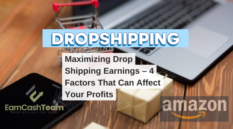 Maximizing Drop Shipping Earnings – 4 Factors That Can Affect Your Profits