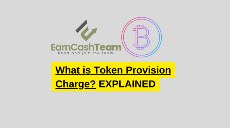 What is Token Provision Charge?