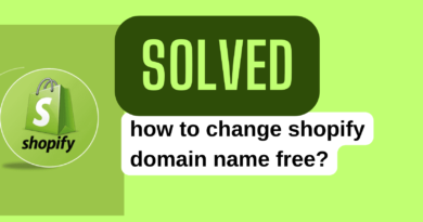 how to change shopify domain name free