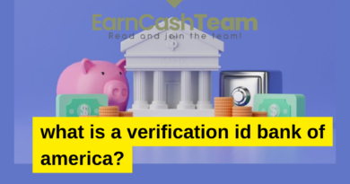 what is a verification id bank of america
