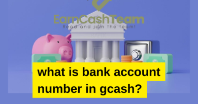 what is bank account number in gcash?