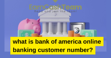 what is bank of america online banking customer number