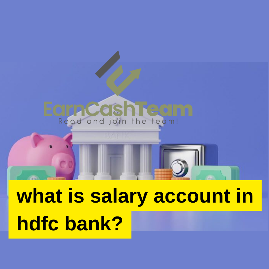 what is salary account in hdfc bank