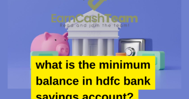 what is the minimum balance in hdfc bank savings account