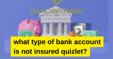 what type of bank account is not insured quizlet